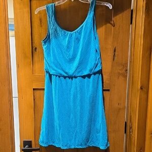 Prana Teal Sleeveless Dress